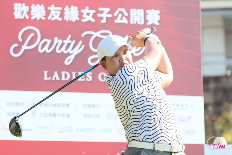 泰國選手帕查拉朱達以兩回合總桿136桿-8暫排第三。Tlpga提供／葉勇宏攝