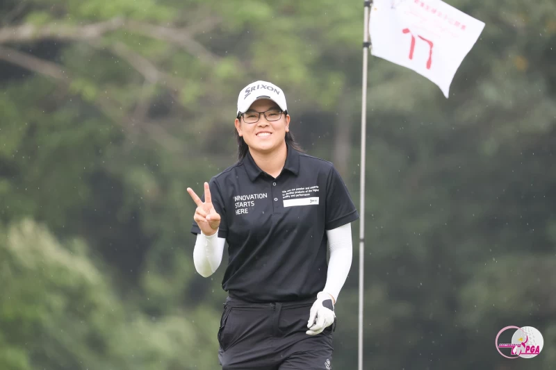 陳伶潔第二回合打出67桿以兩回合總桿135桿-9衝上並列第一。Tlpga提供/葉勇宏攝