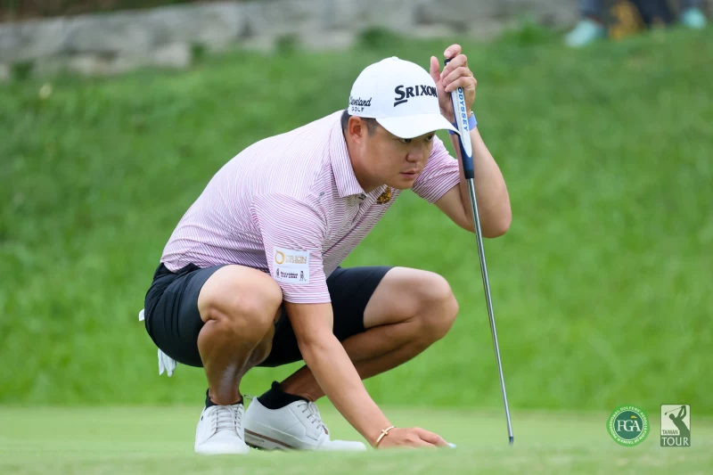 第三回合泰國選手蘇提帕普拉提蓬查以三回合總桿198桿-18暫並列第一。Tpga／林聖凱攝影