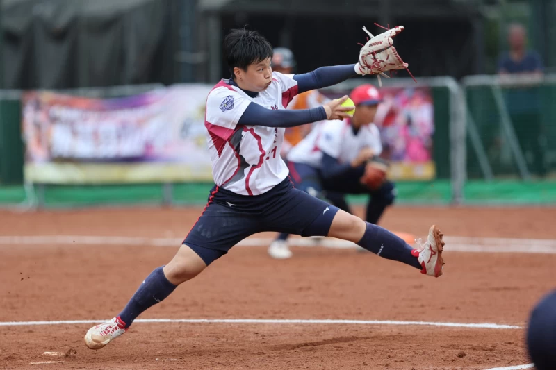 凱撒余翌瑄先發2局失1分。 （圖：企業女壘提供）