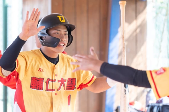 許賀捷連2天敲回勝利打點。大專體總提供