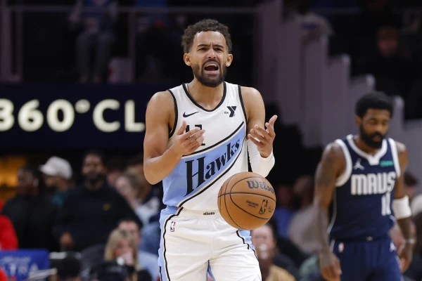 楊恩（Trae Young）缺席一場，違反聯盟規定，球隊將被開罰10萬美金（約324萬台幣）。法新社