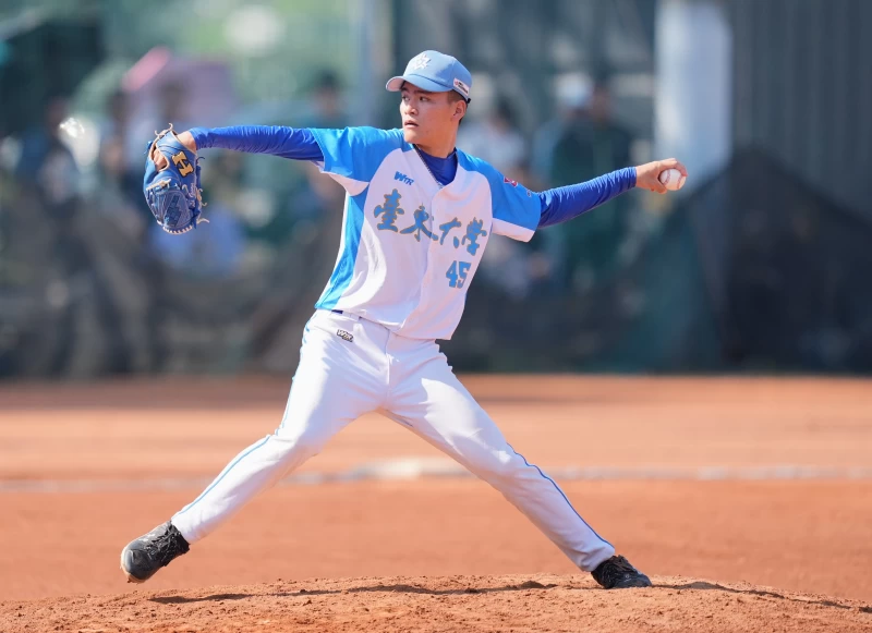 李雚喆先發6.2局收勝。大專體總提供