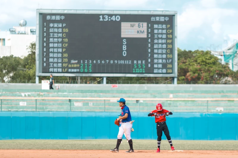 青少棒8強賽上演臺東內戰。大會提供