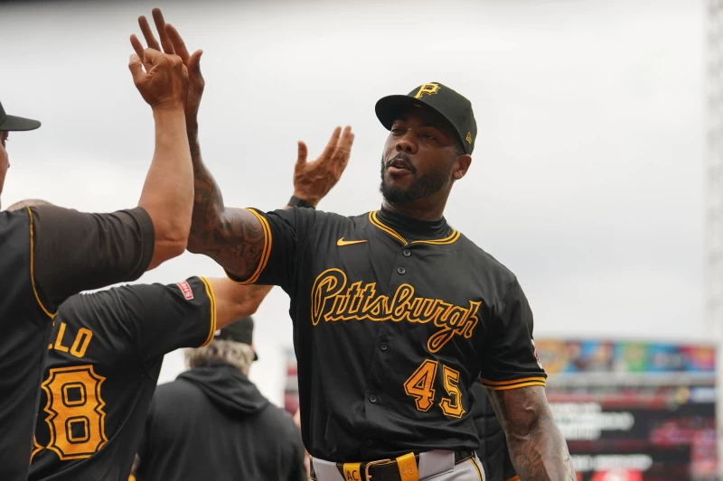 現年36歲的「古巴飛彈」查普曼（Aroldis Chapman），今年出賽場數追平生涯新高，證明他油箱裡依舊有油。法新社