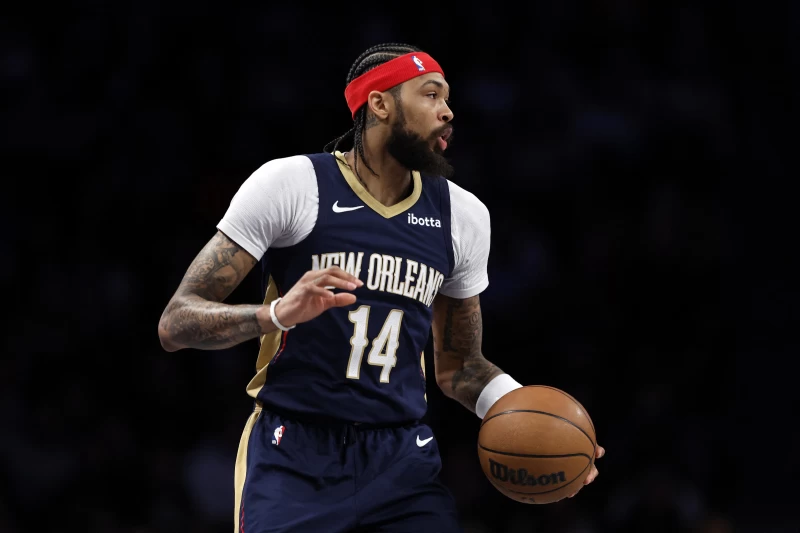 鵜鶘球星英格拉姆（Brandon Ingram）未來有可能重返湖人打球。法新社