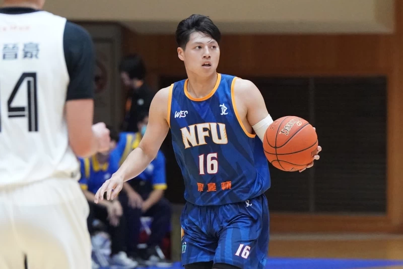 虎尾科大王鈞聖12分7籃板4助攻。大專體總提供