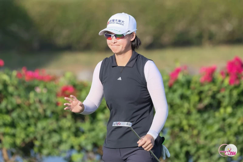 李旻以兩回合總桿137桿-7暫並列領先。Tlpga/葉勇宏攝