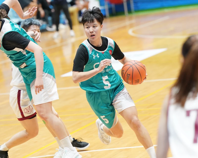 中信學院邱群琋19分6籃板6助攻。大專體總提供