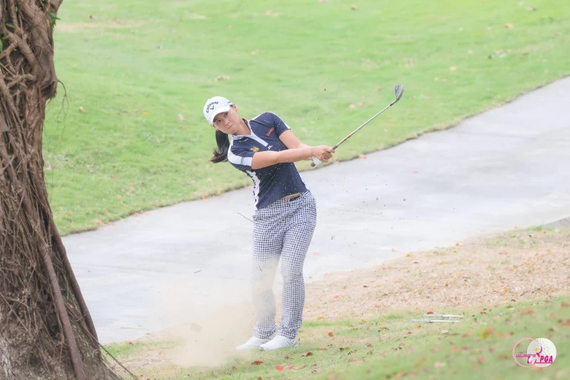 泰國選手布薩巴甘三回合總桿208桿-8並列第二。Tlpga／葉勇宏攝