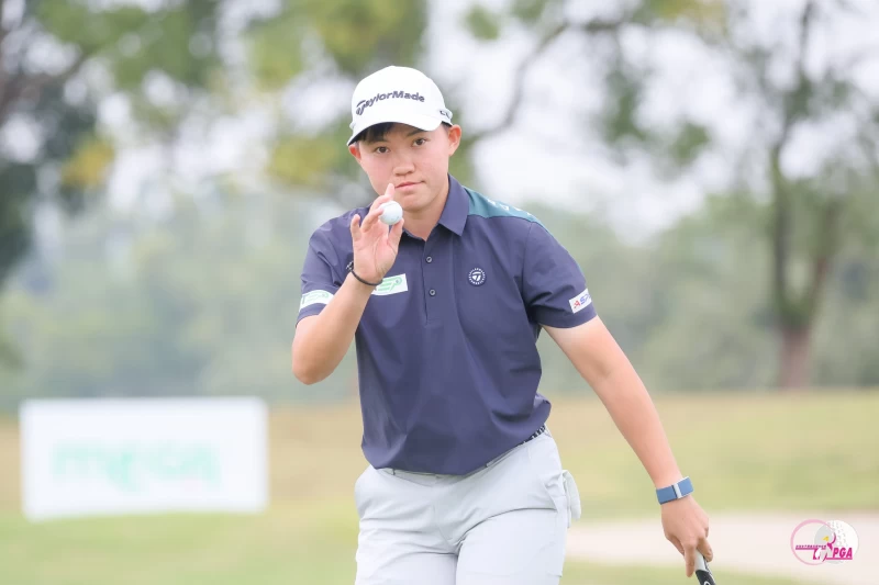 陳萱以三回合總桿208桿-8並列第二名。Tlpga／葉勇宏攝