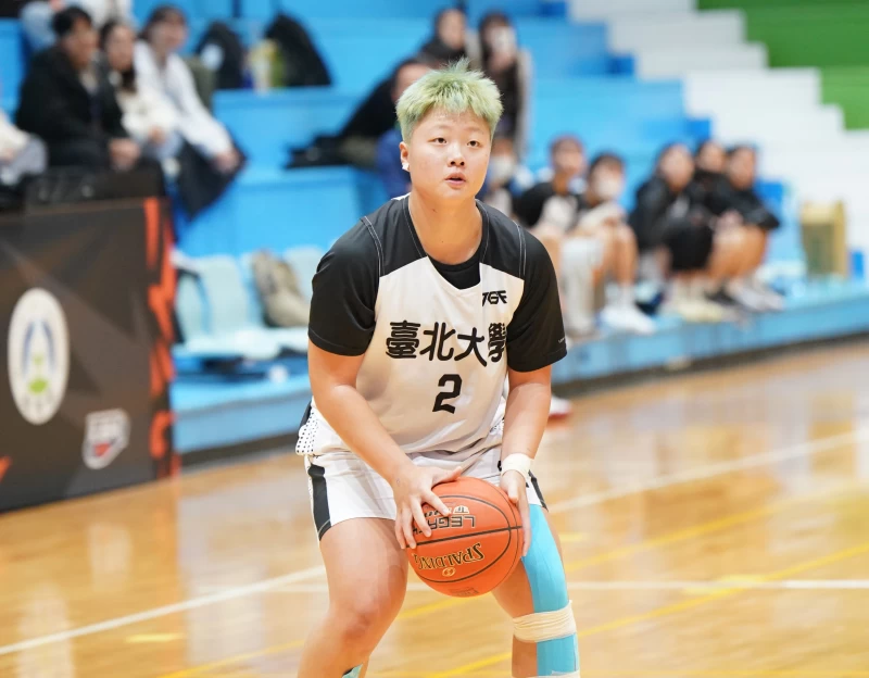 臺北大學林湘凌26分9籃板開季迄今7戰得分都上雙。大專體總提供