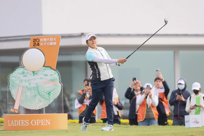 台灣大哥大贊助選手徐薇淩繳出並列第二的70桿。大會提供