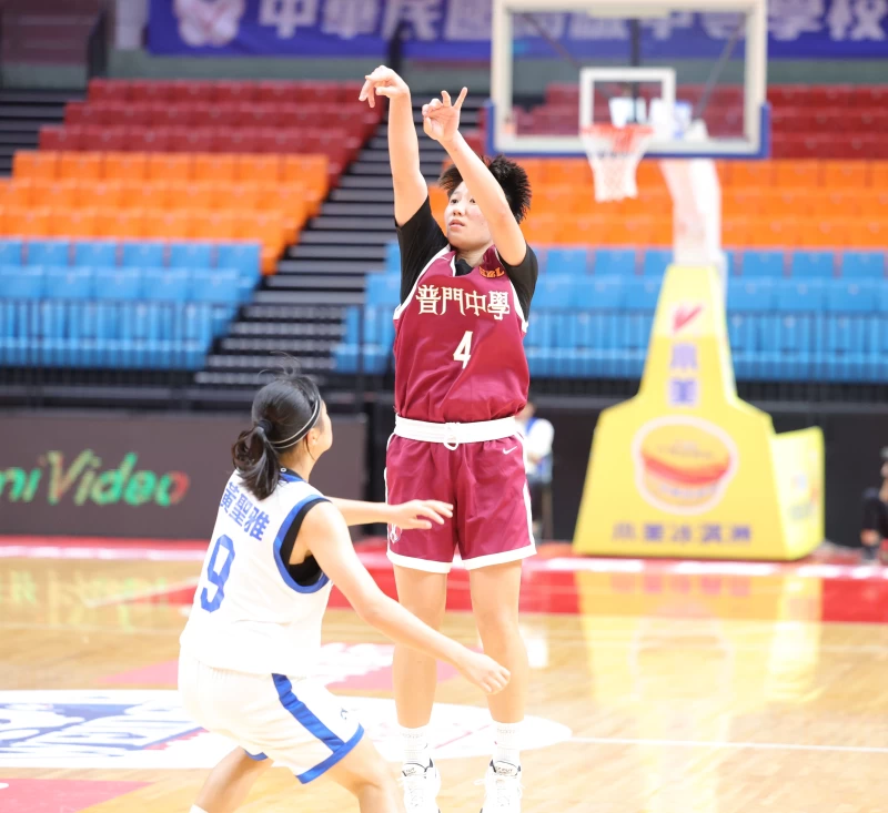 普門菜鳥陳詩晴6枚27分11籃板處女秀雙十。大會提供