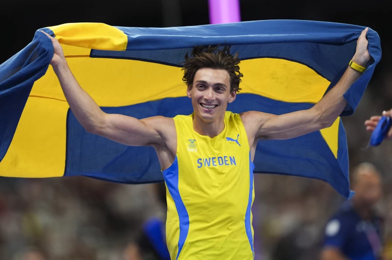 瑞典撐桿跳高選手杜普蘭提斯(Armand Duplantis)獲選為年度最佳海外運動員獎。法新社