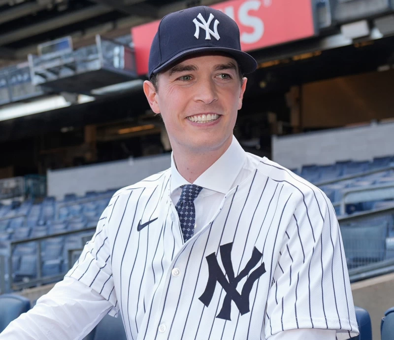 紐約洋基今天正式為新同學福瑞德(Max Fried)舉辦加盟記者會。摘自MLB推特