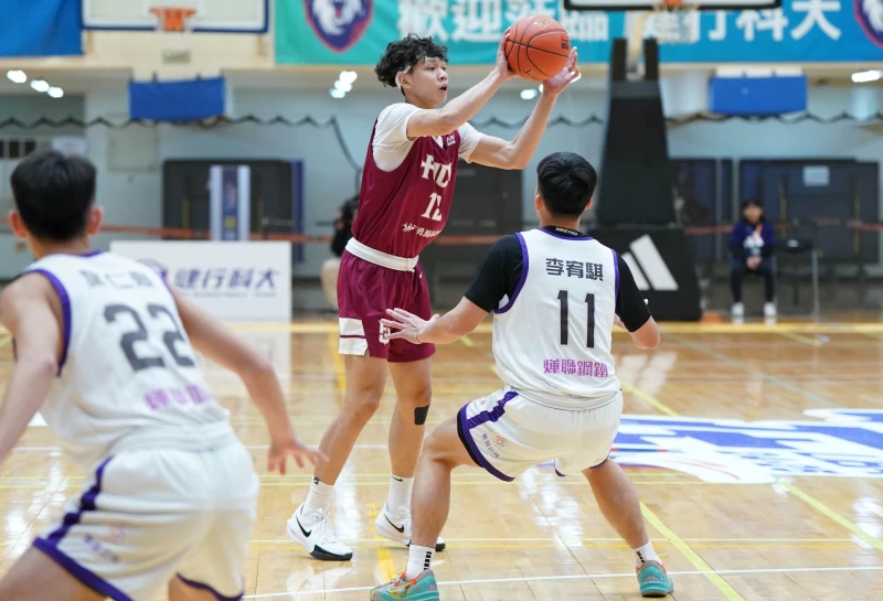 輔仁大學李盛新13分6籃板。大專體總提供