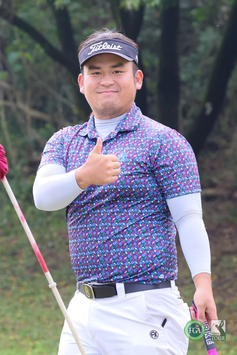 丁子軒以兩回合總桿138桿-6暫並列第五。Tpga／林聖凱攝