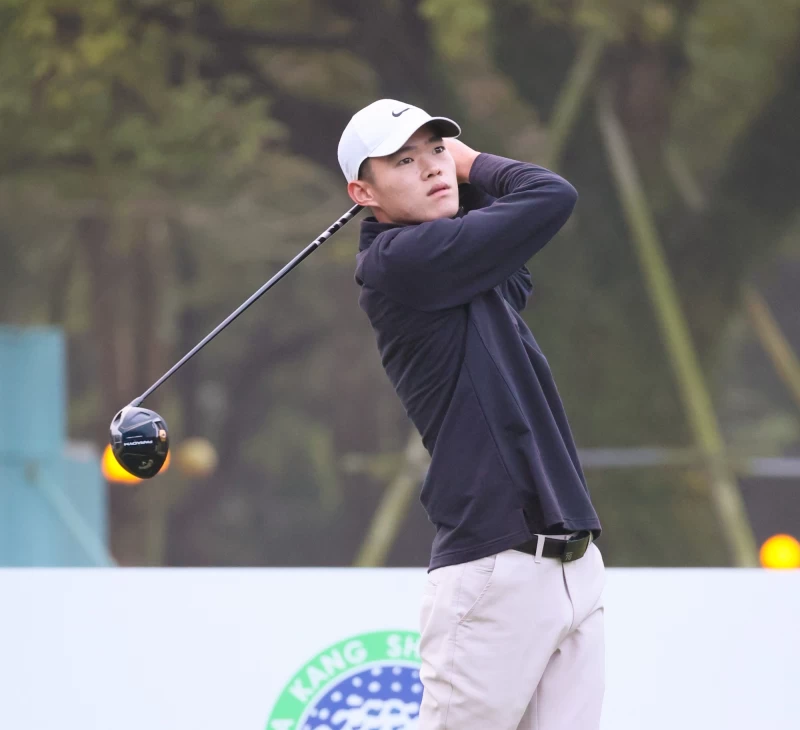 林宸駒以兩回合總桿137桿-7暫居第三。Tpga／林聖凱攝