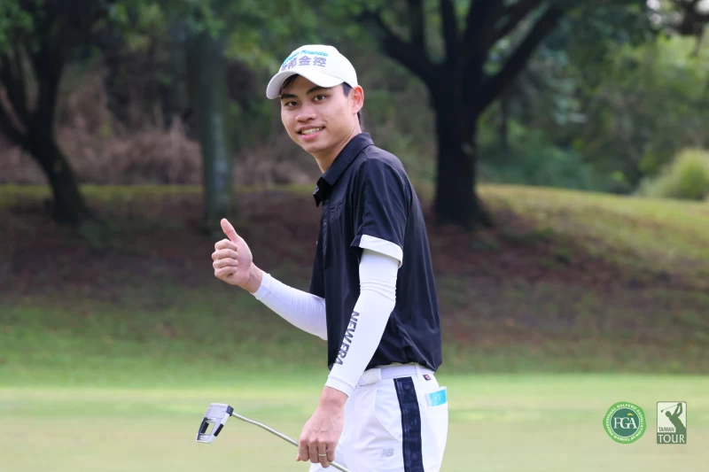 陳佑宇以兩回合總桿135桿-9暫並列第一。Tpga/林聖凱攝