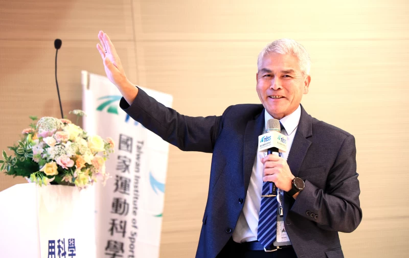 國家運動科學中心執行長黃啟煌。郭運復攝