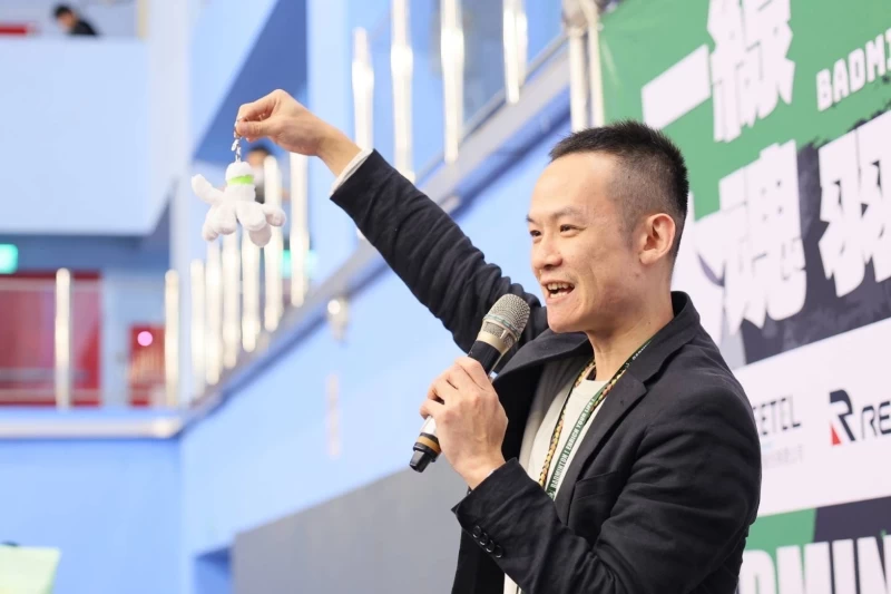 一線入魂全國羽球錦標賽比賽創辦人蔡易龍。大會提供