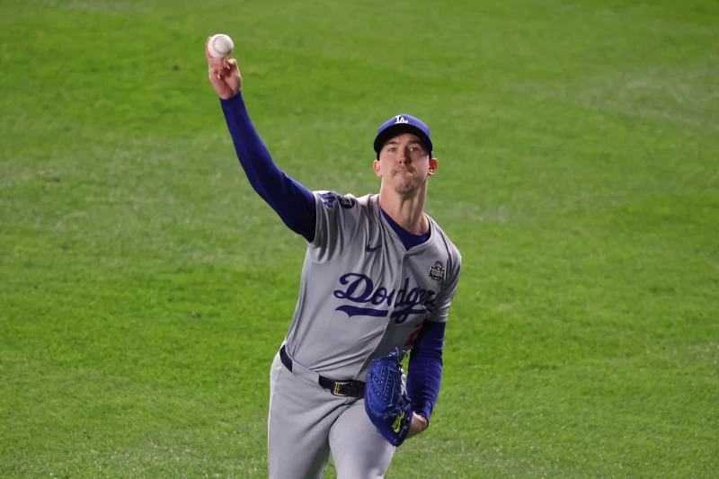 洛杉磯道奇昔日少主布勒(Walker Buehler)加盟紅襪後當起說客。法新社