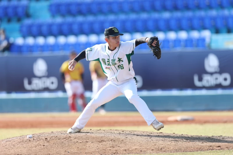 劉宗翰連2場後援收勝。大專體總提供
