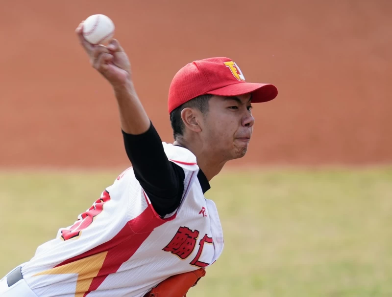 林嘉文先發5局奪勝投。大專體總提供