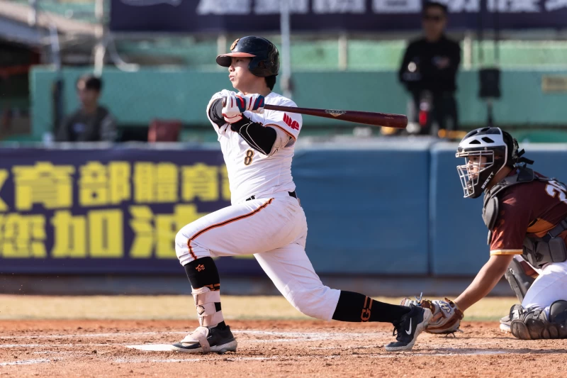 鄭昭誠3安猛打賞再奪單場MVP。大專體總提供