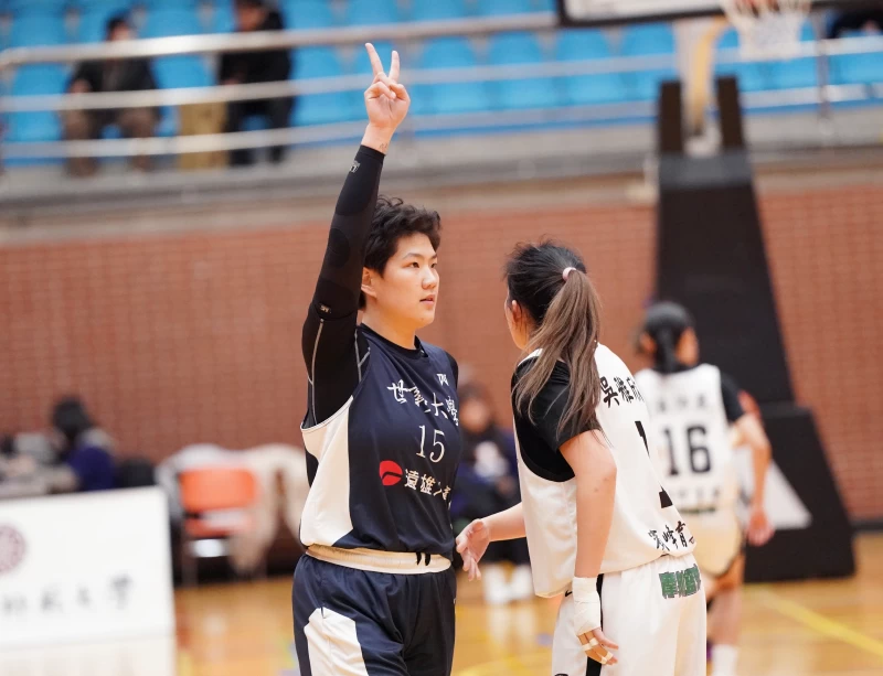 世新大學蔡佑蓮。大專體總提供