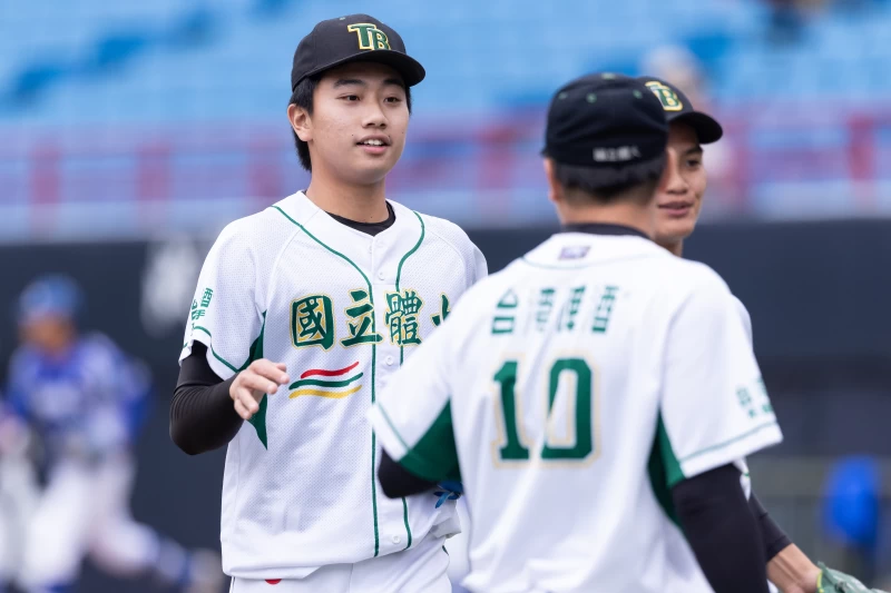 曾偉喆7局無失分奪勝投。大專體總提供