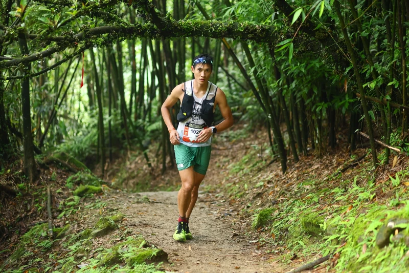 TNF簽約運動員江晏慶參賽照。官方提供