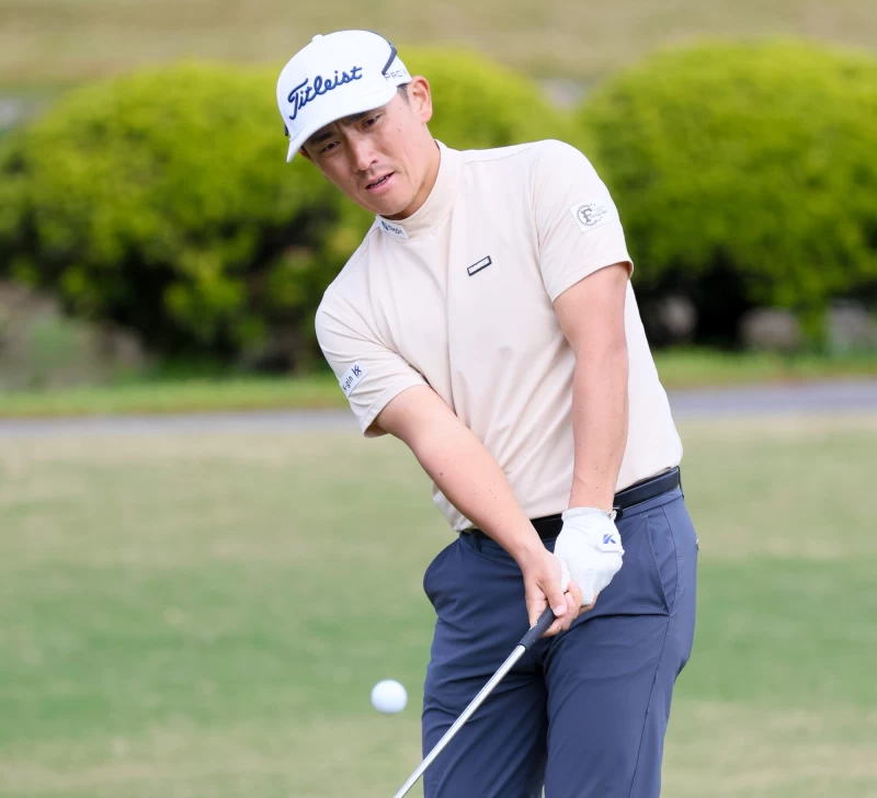 日本選手梶村夕貴以三天總桿數208桿-8並列排名第二，最後獲得第三名。Tpga／林聖凱攝影