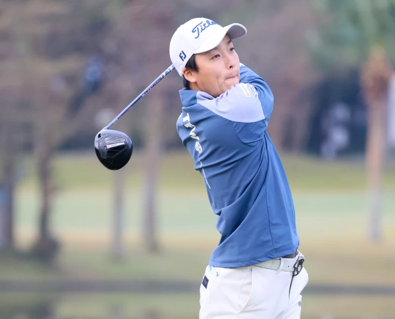 日本選手遠藤健太以三天總桿數208桿-8並列排名第二，最後名列第二。Tpga／林聖凱攝影