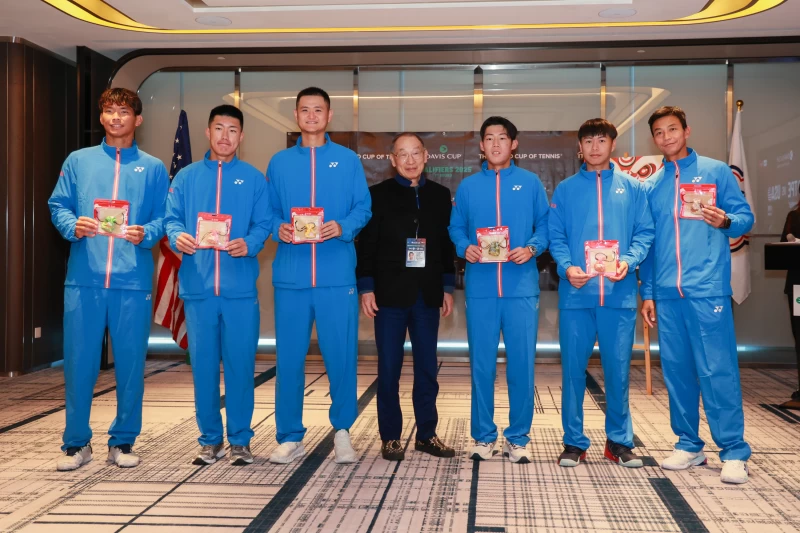 中華隊男網精英全部出擊。中華民國網球協會提供