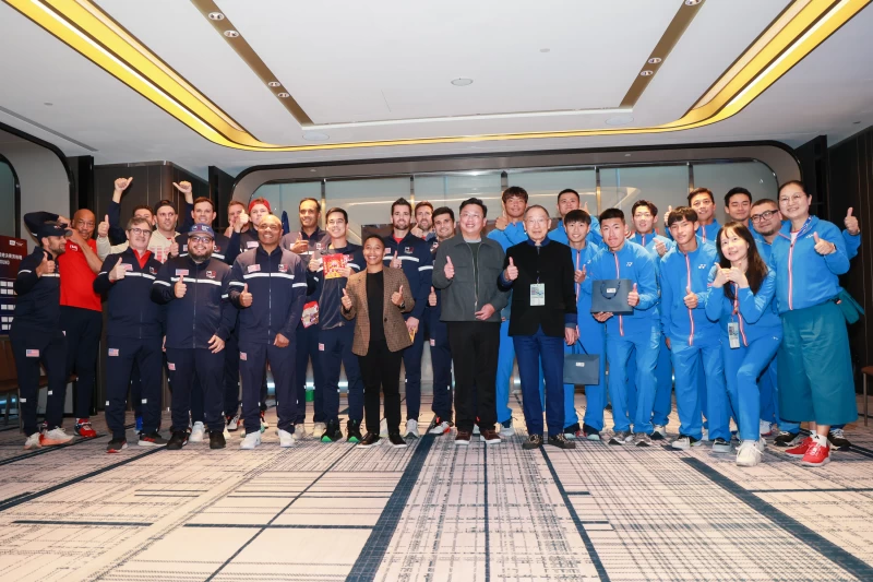 台維斯盃台美大戰在初三、初四登場。中華民國網球協會提供