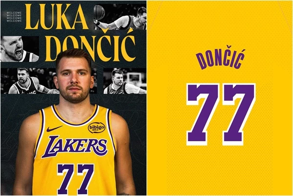 歐洲金童」唐西奇(Luka Doncic)確定到湖人。摘自湖人推特