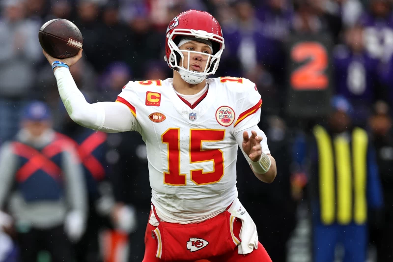 酋長的四分衛馬霍姆斯(Patrick Mahomes)相當關鍵。法新社