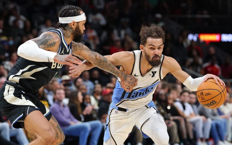 楊恩(Trae Young)取代字母哥入選明星賽。法新社