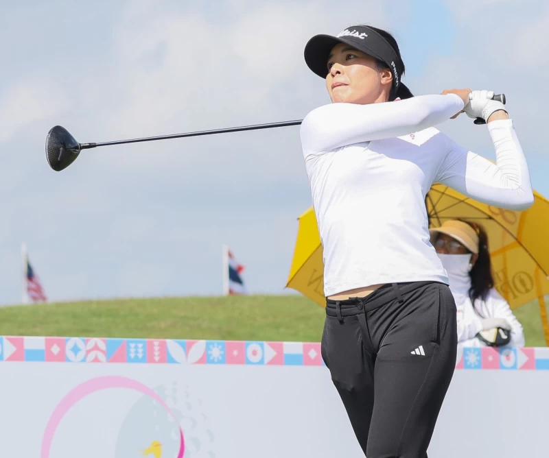 泰國選手帕琳達Parinda Phokan以兩回合總桿138桿-6暫排第二。Tlpga提供／葉勇宏攝