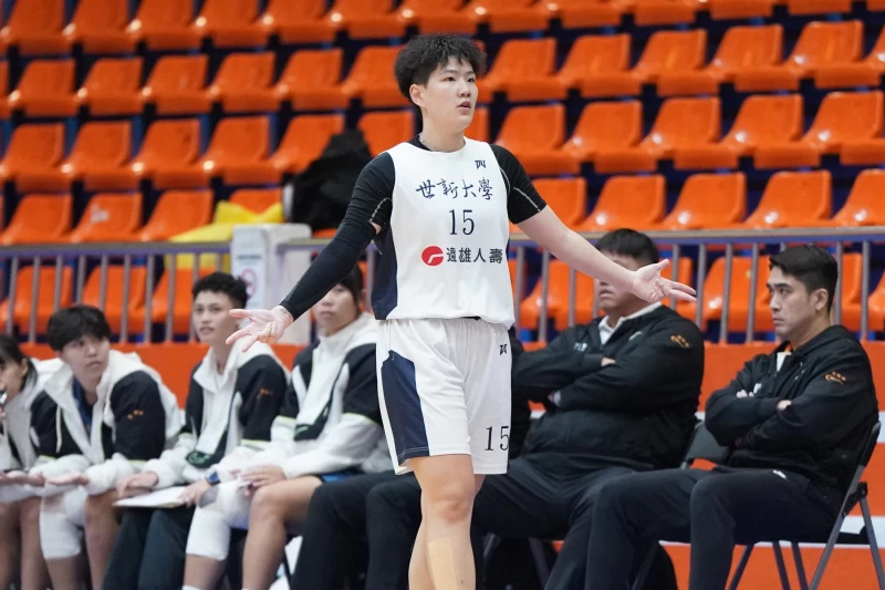 世新大學蔡佑蓮。大專體總提供