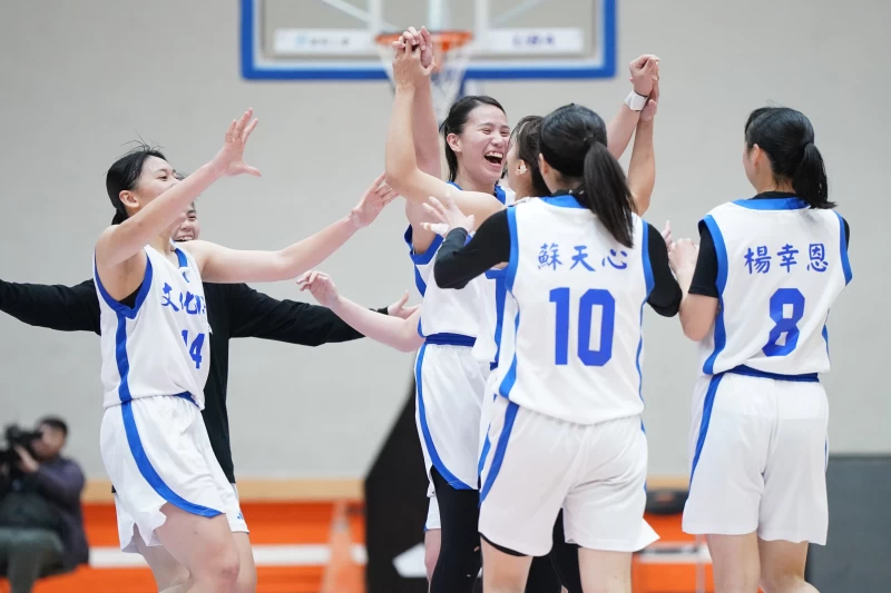 文化大學5連勝晉級決賽。大專體總提供