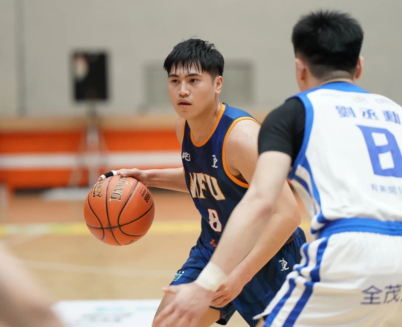 虎尾柯舜凱攻全隊最高17分。大專體總提供