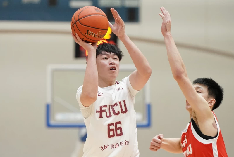 輔大李譽宸攻全隊最高15分。大專體總提供