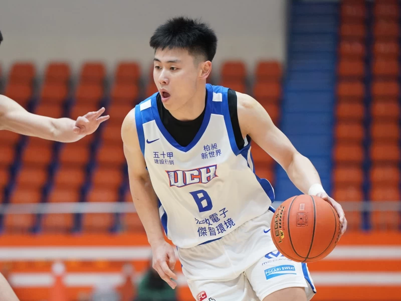 健行科大劉丞勳6分7籃板。大專體總提供
