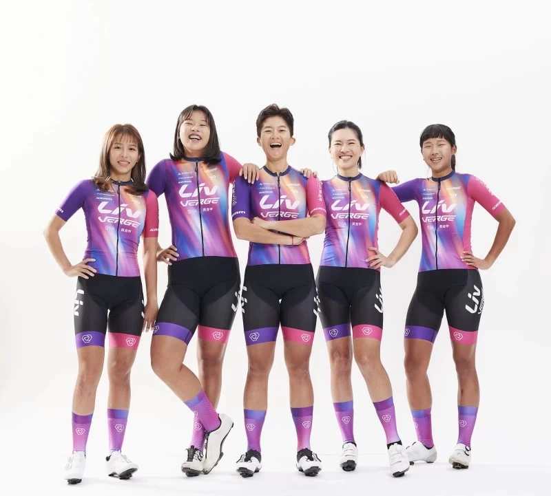 黃文欣也是今年新成軍的Liv-Verge女子自由車隊的一員。資料照片