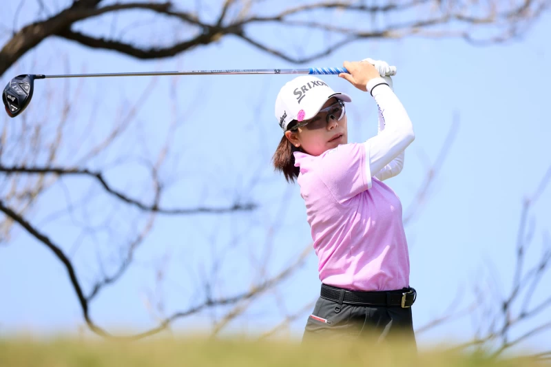 日本選手勝みなみ以兩回合總桿136桿-8暫時並列第二。Tlpga提供／林聖凱攝
