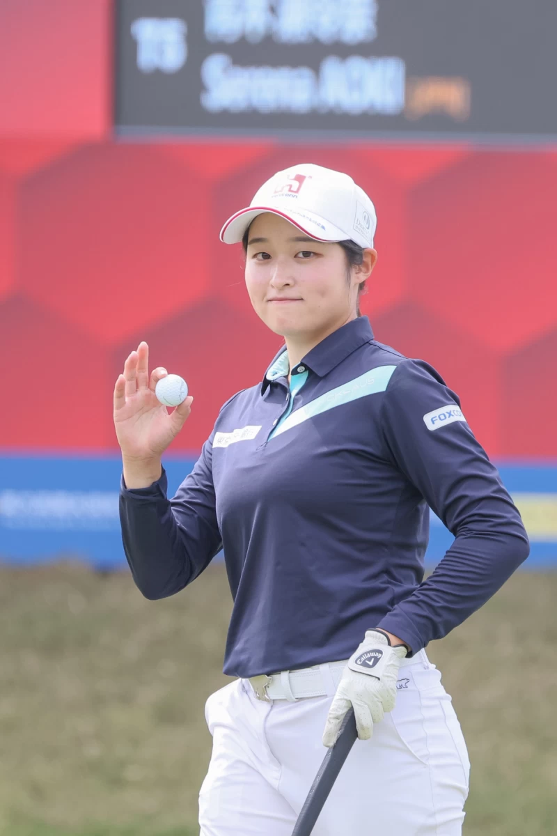 鴻海贊助選手吳佳晏以四回合總桿287桿並列第18名是台灣選手中成績最佳。Tlpga提供／葉勇宏攝