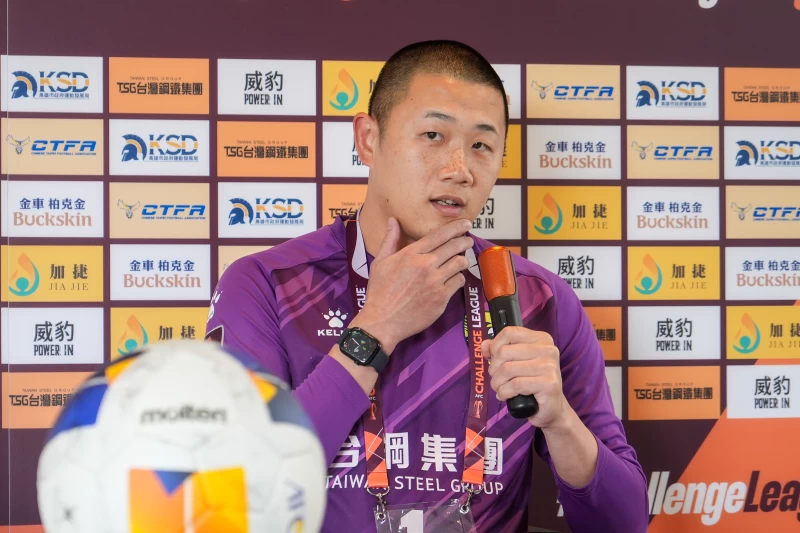 台鋼門將潘文傑身負重任。中華足協提供